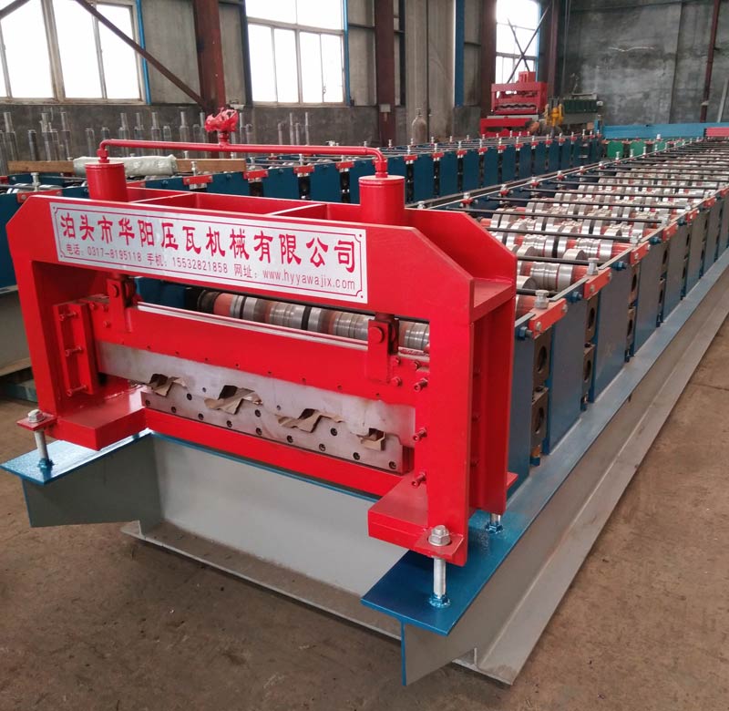 huayang 1025 metal decking floor making machine