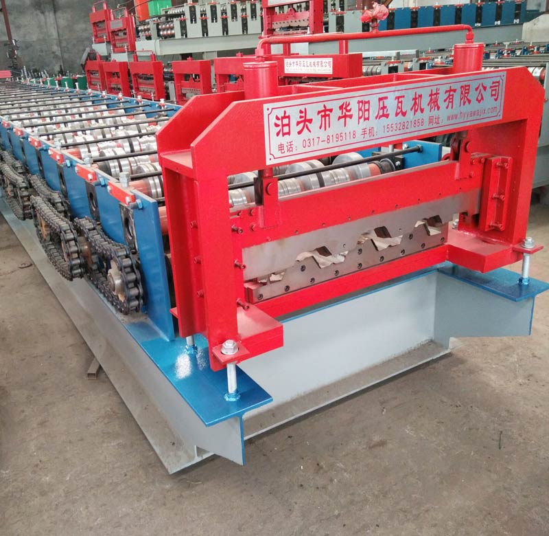 huayang 1025 metal decking floor making machine