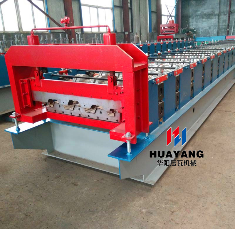 huayang 1025 metal decking floor making machine