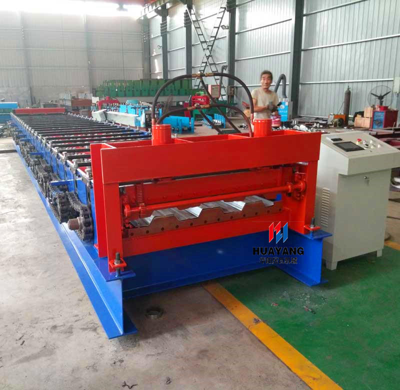 steel structure house 1000metal deck floor roll forming machine