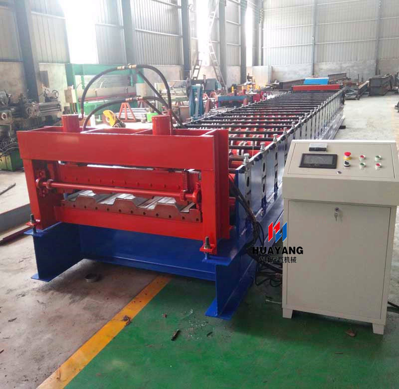 steel structure house 1000metal deck floor roll forming machine