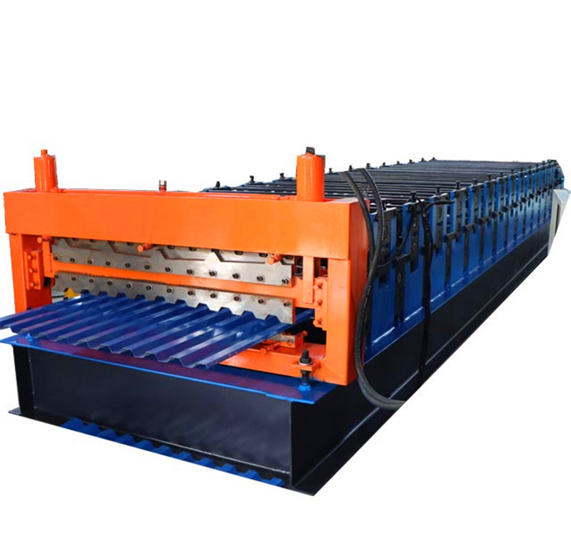 russian market double layer metal roof sheet making machine