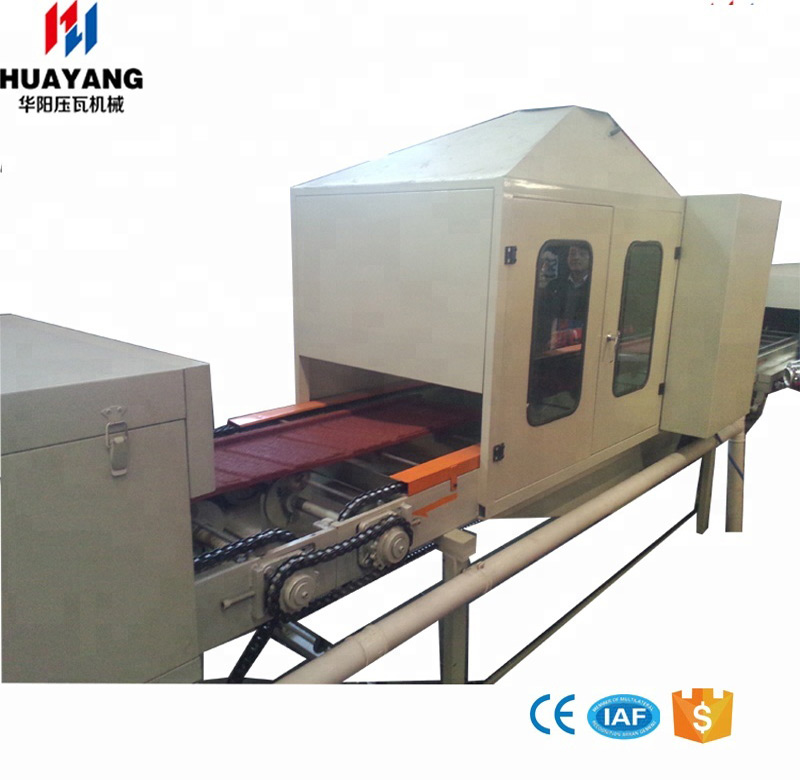 stone coated metal roof tile making machine