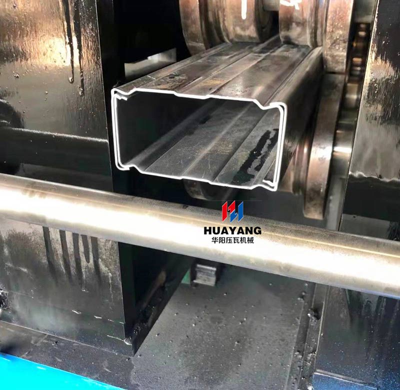 combine rack upright box beam roll forming machine