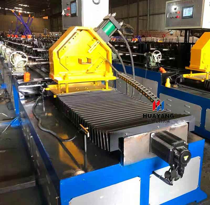 combine rack upright box beam roll forming machine