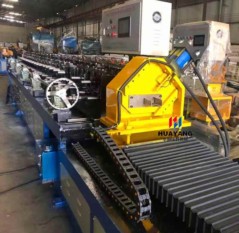 combine rack upright box beam roll forming machine