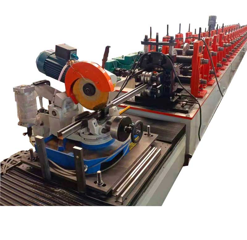 Solar photovoltaic bracket strut c channel roll forming machine