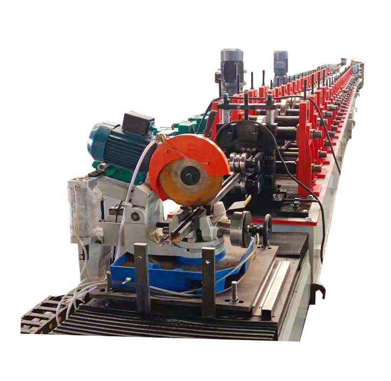 Solar photovoltaic bracket strut c channel roll forming machine