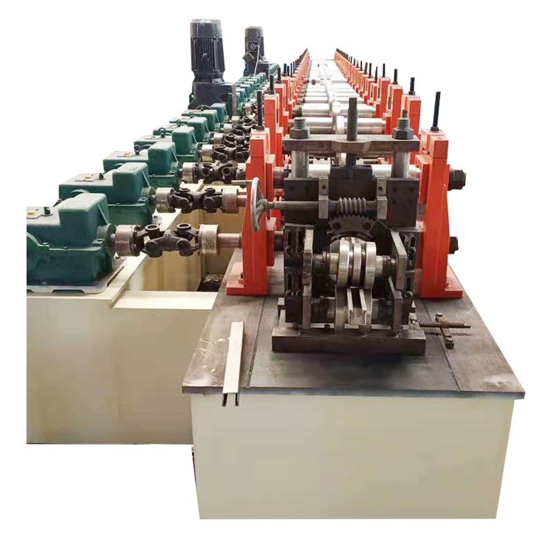 Solar photovoltaic bracket strut c channel roll forming machine
