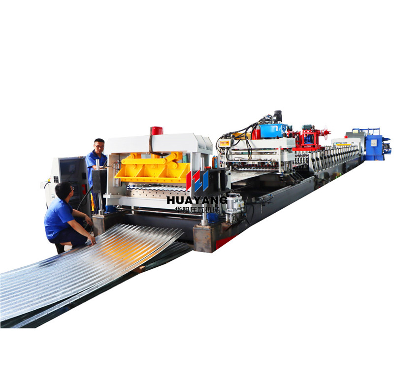 1-4mm farm storage grain bin silo corrugated sheet wall panel roll forming machine