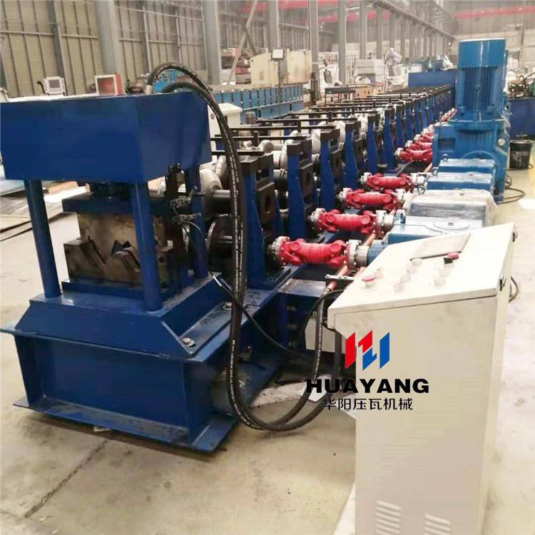 highway guardrail forming machine