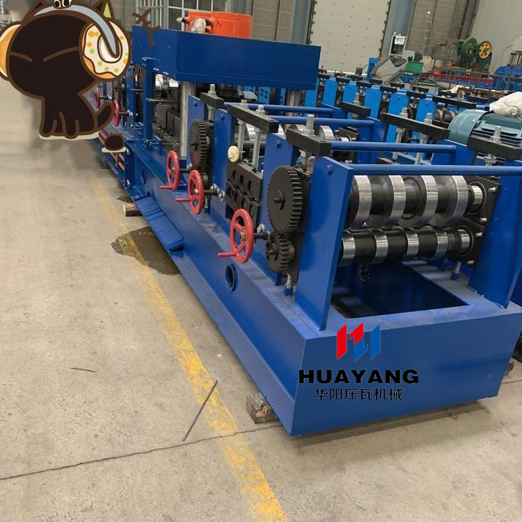 highway guardrail forming machine