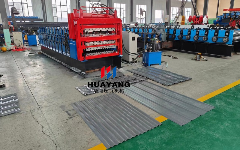 three layer roll forming machine