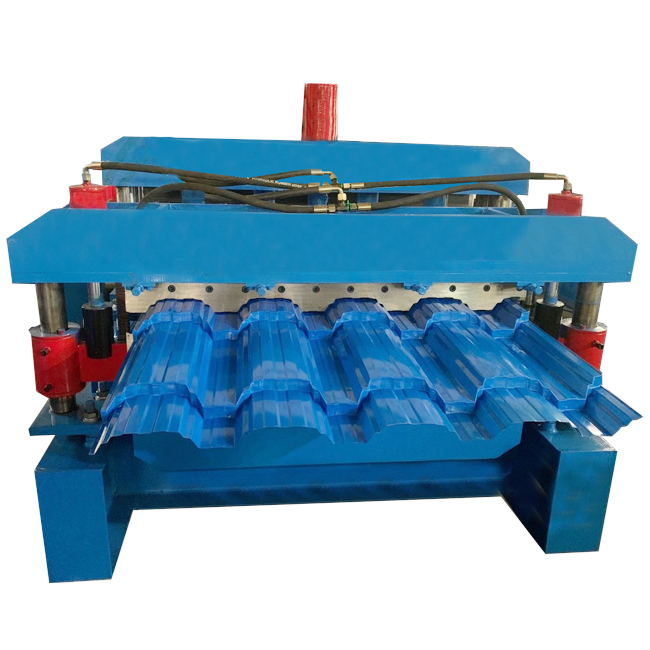 glazed steel sheet rolling form machine