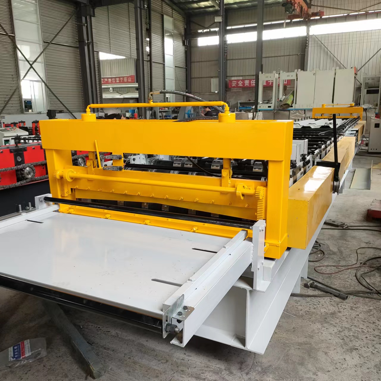 floor deck tile making machine