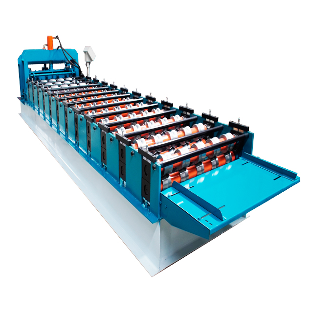 glazed steel sheet rolling form machine