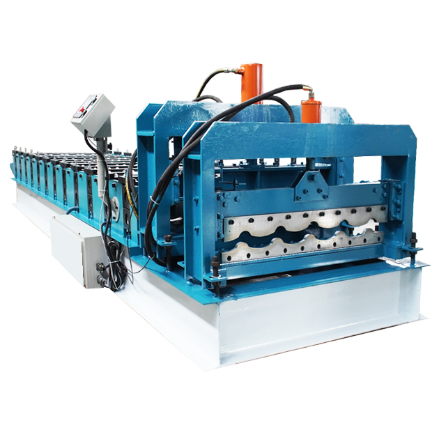 glazed steel sheet rolling form machine