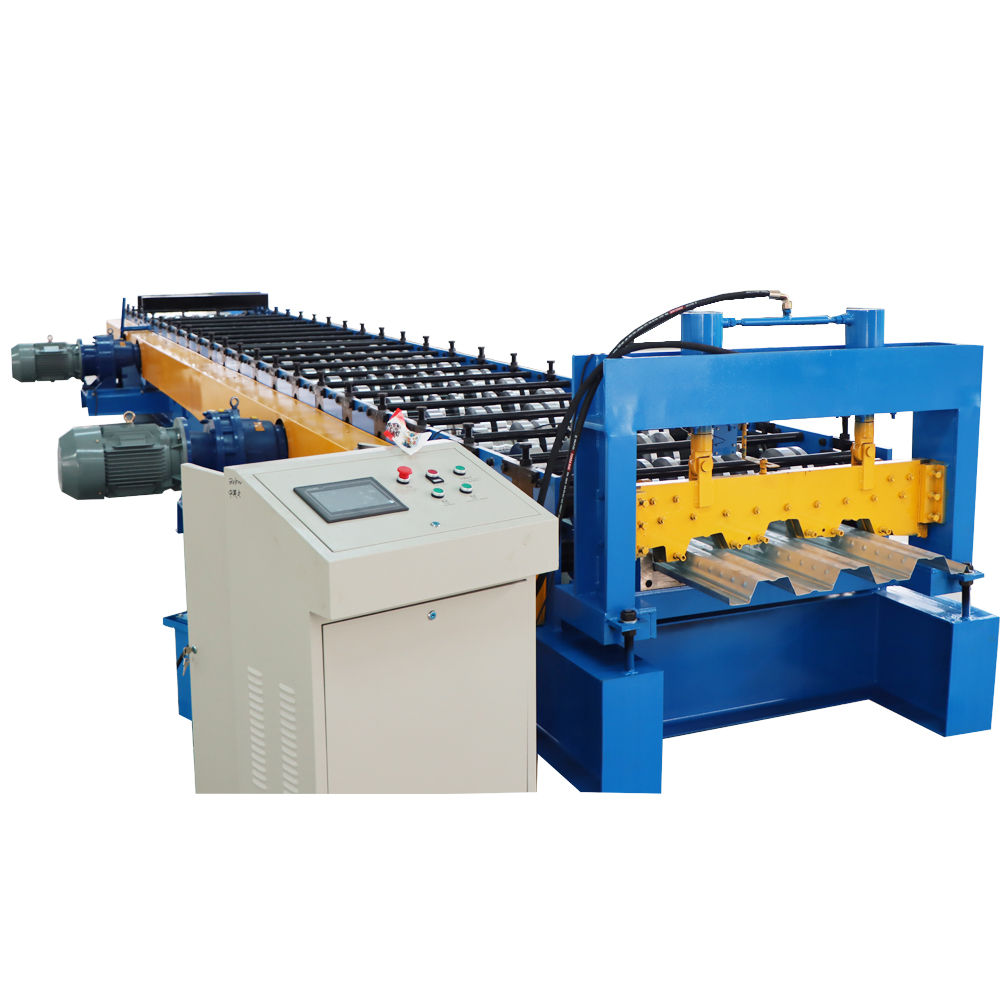 trapezoidal steel deck roof forming machine