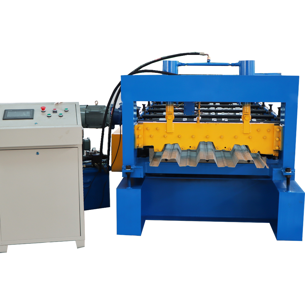 trapezoidal steel deck roof forming machine