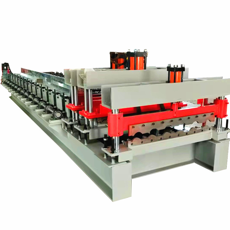 glazed steel sheet rolling form machine