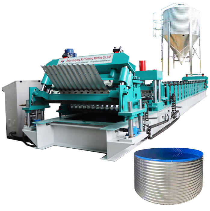 galvanized steel silo making machine