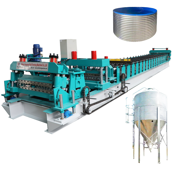 galvanized steel silo making machine
