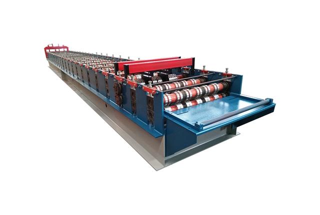 trapezoidal steel deck roof forming machine