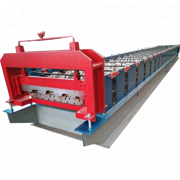 trapezoidal steel deck roof forming machine