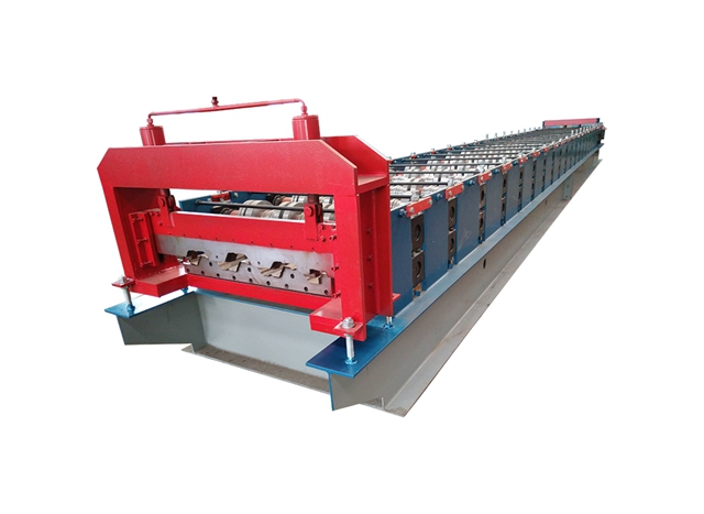 trapezoidal steel deck roof forming machine