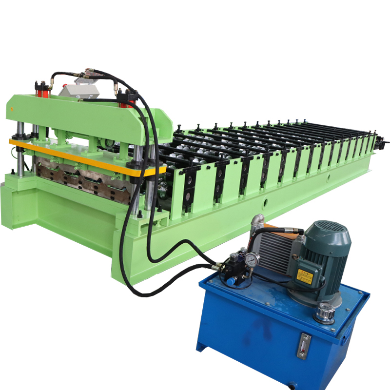 Roof sheet roll forming machine